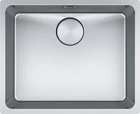 Franke Mythos MYX 110-55 Unterbau Becken mittig mit Ablauffernbedienung edelstahl