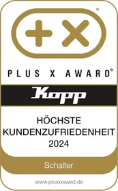 Kopp HK07 - UAE-Abdeckung, Schrägauslass, 1-2 Anschlüsse, reinweiß