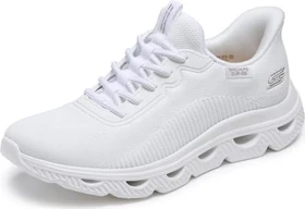 Skechers Slip-ins: Bobs Sport Arc Waves weiß (Damen)