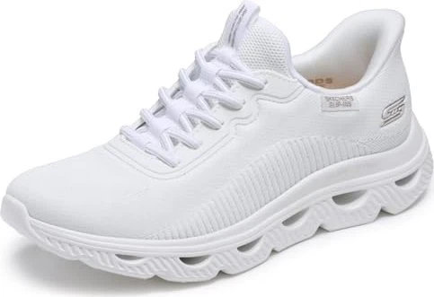 Skechers Slip-ins: Bobs Sport Arc Waves weiß (Damen)
