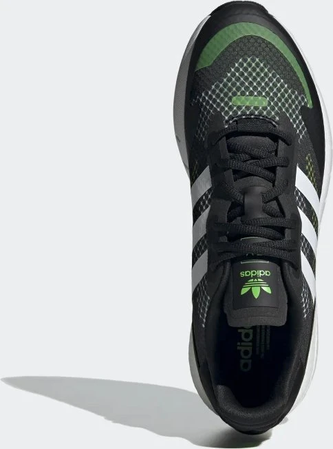 adidas ZX 1K Boost core black/cloud white/solar green (Herren)
