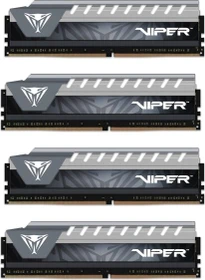 Patriot Viper Elite grau UDIMM 64GB Kit, DDR4-2800, CL16-18-18-36