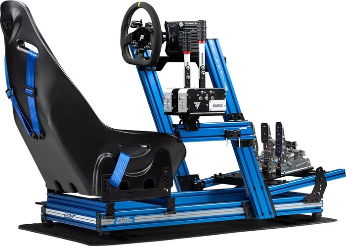 Next Level Racing Elite ES1 Racing Simulator Seat Ford GT Edition, schwarz/blau