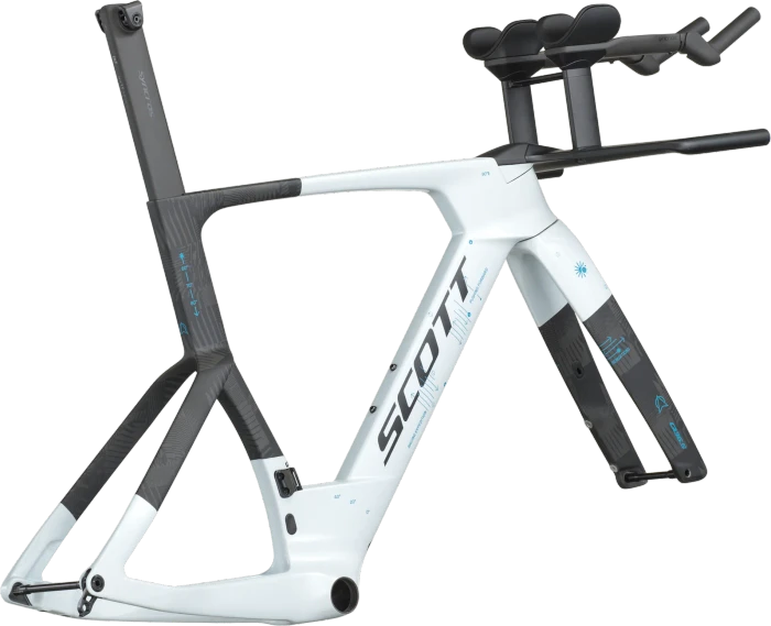 Scott Plasma RC TT HMX Triathlon/Zeitfahren Rahmenset cumulus white/carbon black