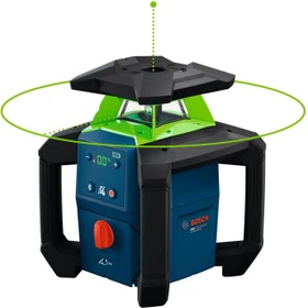 Bosch Professional PRO GRL18V-4-34CVG Akku-/Batterie-Rotationslaser inkl. L-Boxx + Akku 4.0Ah + Zubehör