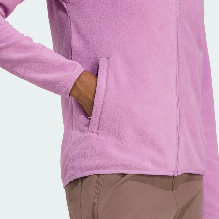 adidas Terrex Multi Essentials Fleece Jacke preloved purple (Damen)