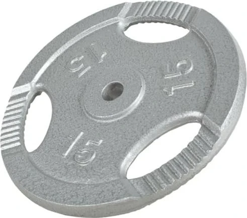 Gorilla Sports Gusseisen Gripper Hantelscheibe 15kg