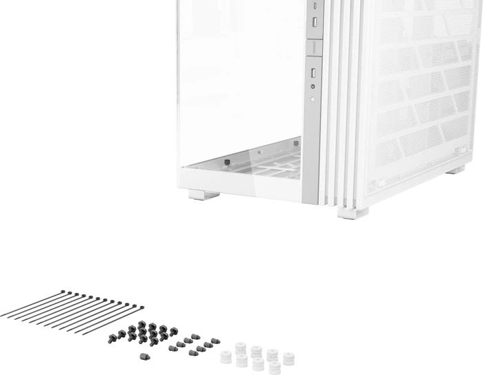 be quiet! Light Base 900 DX White, weiß, Glasfenster