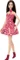 Mattel Barbie - Fashionistas Barbie in einem rosa Kleid mit Leopardenmuster und schwarzem Haar Vorschaubild
