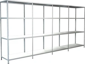 Schulte Lagertechnik PowerMAX Schwerlastregal 400x180x35cm weiß