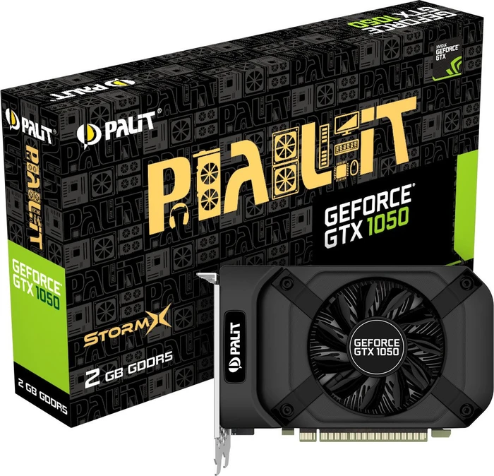 Palit GeForce GTX 1050 StormX, 2GB GDDR5, DVI, HDMI, DP