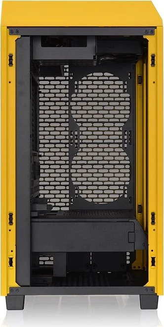 Thermaltake The Tower 200 Bumblebee, gelb, Glasfenster, Mini-ITX