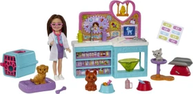 Mattel Barbie - Chelsea Tierklinik-Spielset brünett