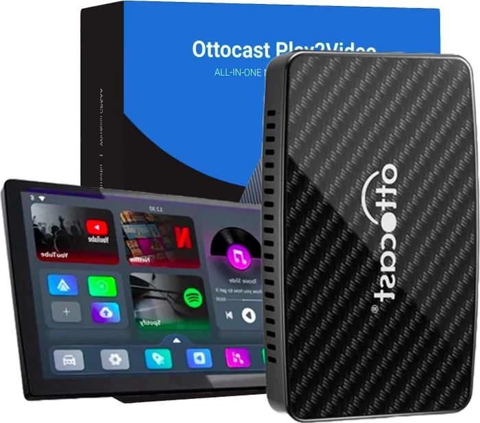 Ottocast Play2Video Pro kabellose CarPlay und Android Auto Adapter