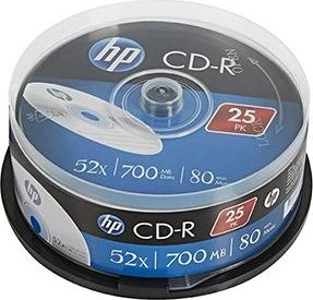 HP CD-R 80min/700MB, 52x, 25er Spindel