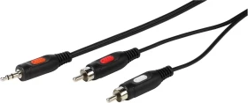 Vivanco 1x 3.5mm Klinke Stecker/2x Cinch Stecker, 5m (46032)