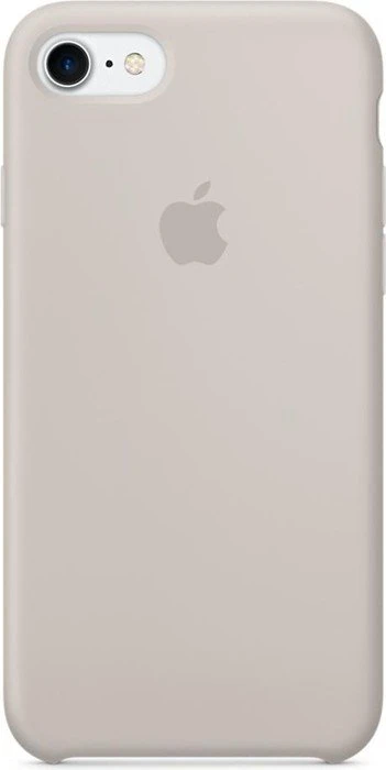 Apple Silikon Case für iPhone 7 steingrau