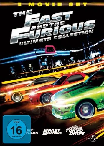 The Fast And The Furious Box (Filme 1-3) (DVD)