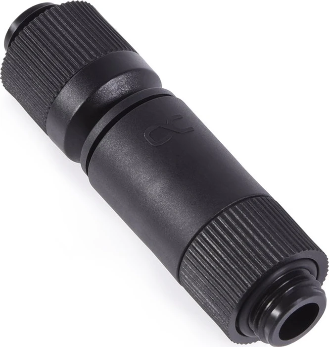 Alphacool ES Schnellverschluss Kupplung Set PushIn Industry Version, 2x G1/4" AG/AG, schwarz