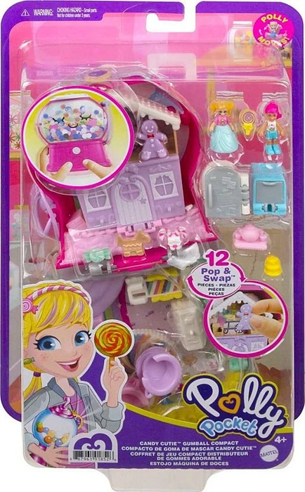 Mattel Polly Pocket - Kaugummiautomat Schatulle