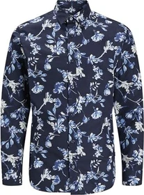 Jack & Jones Slim Fit Hemd langarm night sky (Herren)