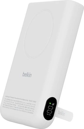 Belkin UltraCharge Pro Powerbank 10K mit Magnetring 10000mAh weiß