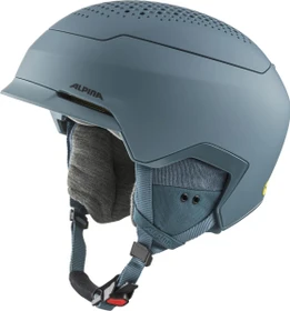 Alpina Banff MIPS Helm dirt/blue matt