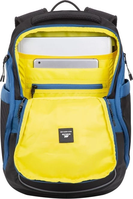 RivaCase 5225 Mercantour ECO 15.6" Laptop-Rucksack, schwarz/blau