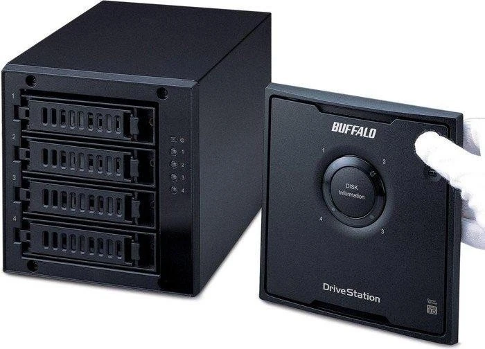 Buffalo DriveStation Quad HD-QLSU2R5 4TB, USB 2.0/eSATA 3Gb/s