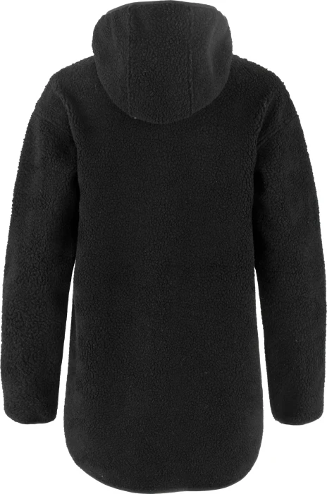Fjällräven Vardag Pile Fleece Long Funktionsjacke schwarz (Damen)