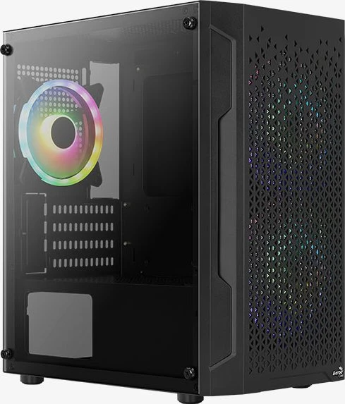 AeroCool Trinity Mini, Lüfter LED RGB, Glasfenster