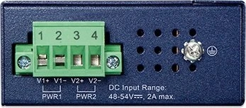 Planet IGTP-2205AT Industrial Gigabit Medienkonverter, 2x RJ-45, 2x SFP, 60W PoE+