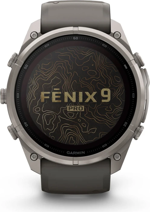 Garmin Fenix 9 Pro Solar inReach 51mm titanium/pebble grey