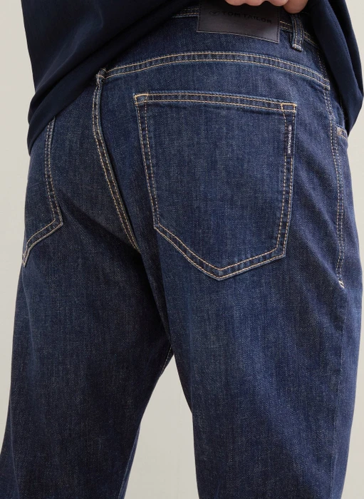 Tom Tailor Ultra Light Josh Slim Jeans Jeans used dark stone blue denim (Herren)