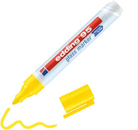 edding 95 Glasmarker gelb