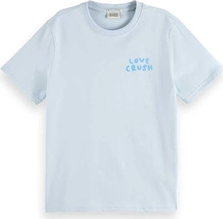 Scotch & Soda Artwork T-Shirt kurzarm shirting blue (Damen)