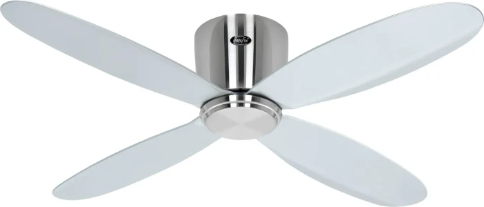 CasaFan Eco Plano II 112 BN-SI WiFi Deckenventilator silber/chrom gebürstet