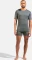 Odlo Natural Merino 160 Baselayer Funktionsshirt kurzarm odlo steel grey melange (Herren) Vorschaubild