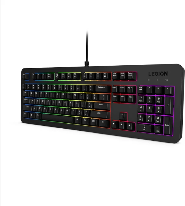 Lenovo Legion K310 Gaming Keyboard, schwarz, LEDs RGB, USB, UK