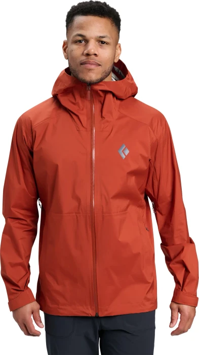 Black Diamond FineLine Stretch Rain Shell Funktionsjacke burnt sienna (Herren)