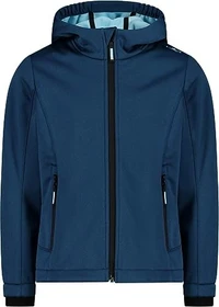 CMP Softshell Melange Fix Hood Funktionsjacke maiolica mel (Junior)