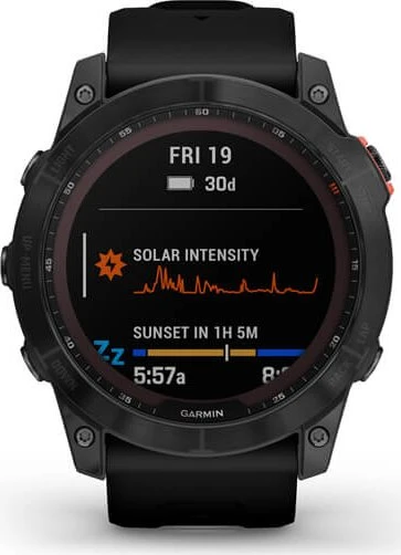 Garmin Fenix 7X Solar slate grey/black