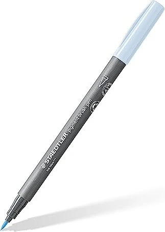 Staedtler pigment brush pen 371 eisblau, 10er-Pack
