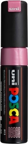 Uni-Ball POSCA PC-8K Acrylmarker rosa metallic