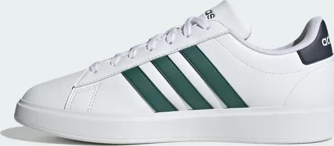 adidas Grand Court 2.0 cloud white/collegiate green/shadow navy