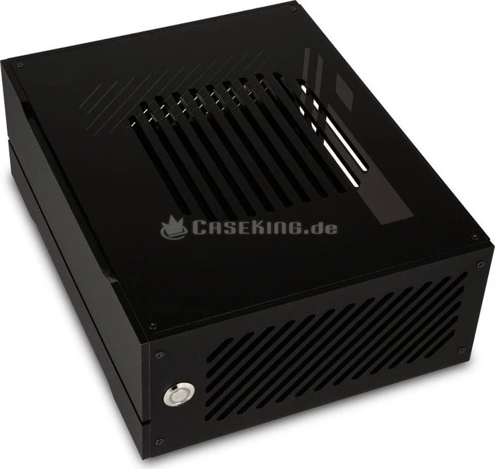 Lazer3D HT5 Stealth, schwarz, Acrylfenster, Mini-ITX