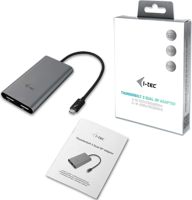i-tec Thunderbolt 3/DisplayPort Adapter, 0.27m
