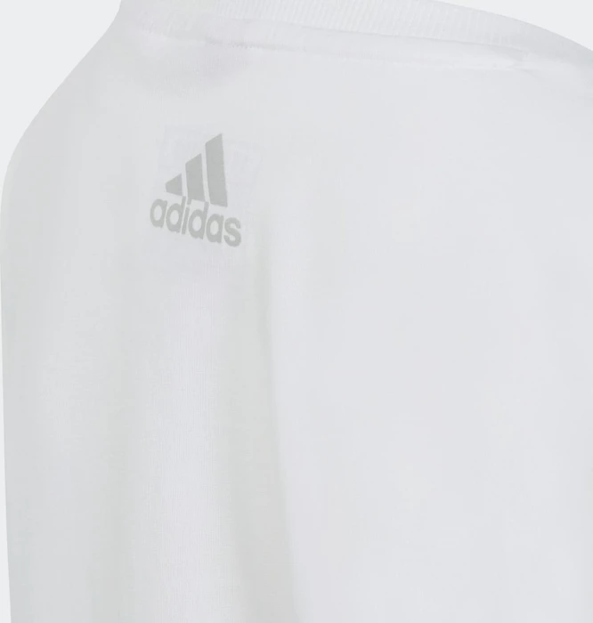 adidas Dance Knotted T-Shirt kurzarm white/silver metallic (Junior)