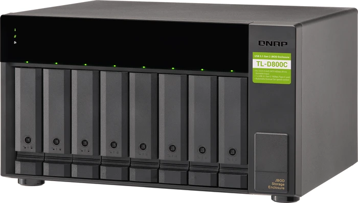 QNAP Expansion Unit TL-D800C, 1x USB-C 3.1