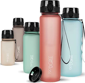 720°DGREE uberBottle softTouch Trinkflasche 1l flamingo pink
